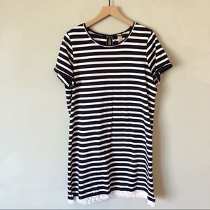 Allison Joy | Navy & White Striped Dress